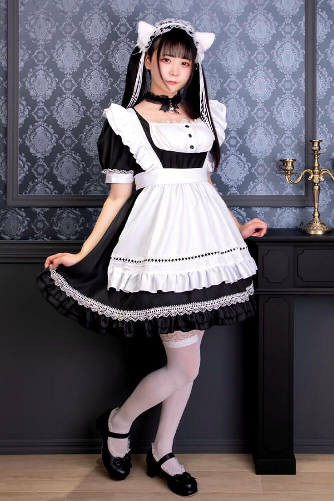 メイド服セット スピカ 黒 | 女装用品通販専門店 PinkyCloset